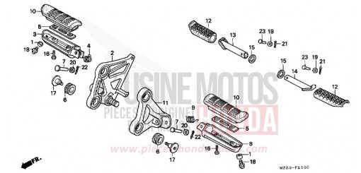 MARCHE CBR1000FP de 1993